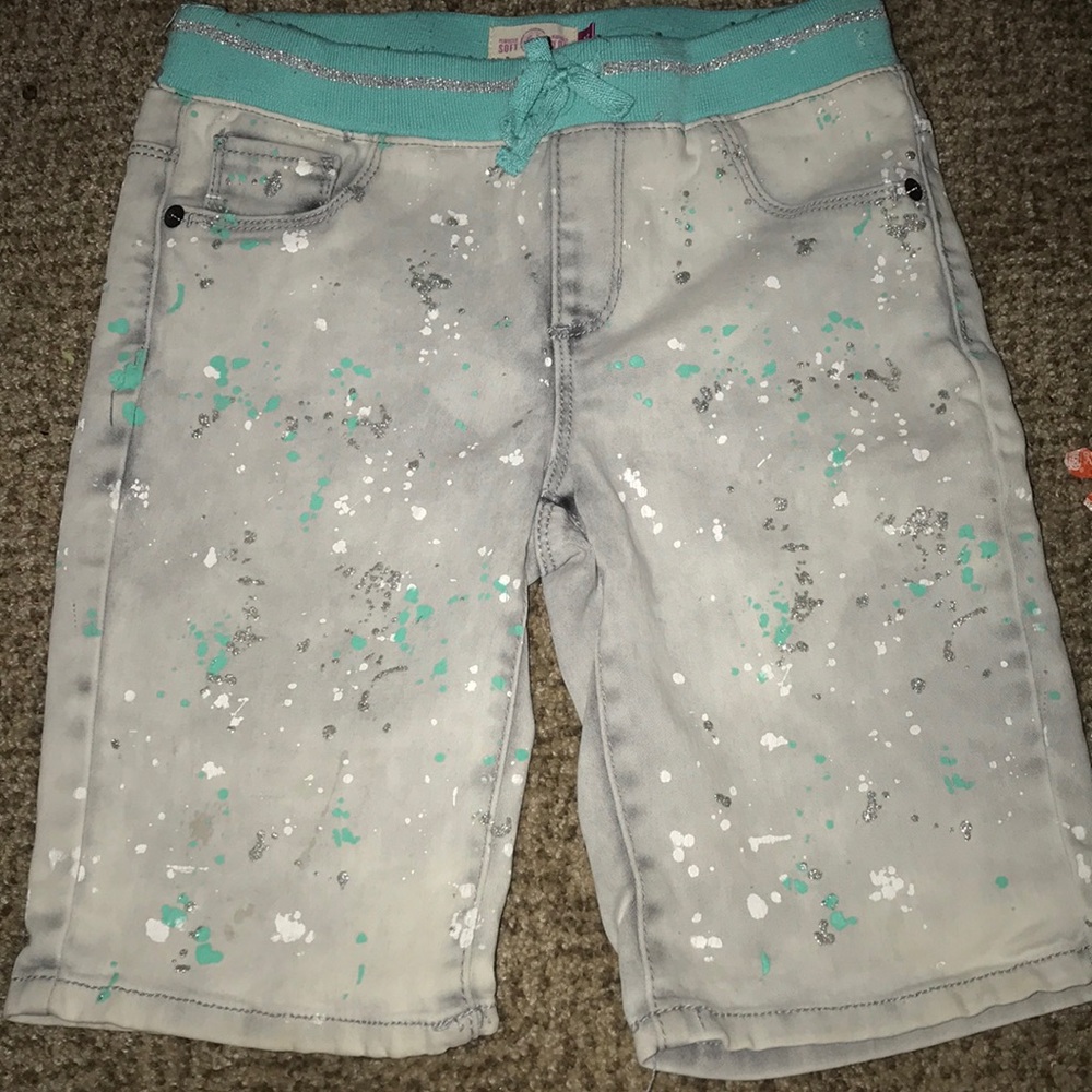 Girl real long shorts